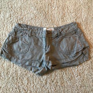 Aeropostale Linen/Cotton Gray Shorts